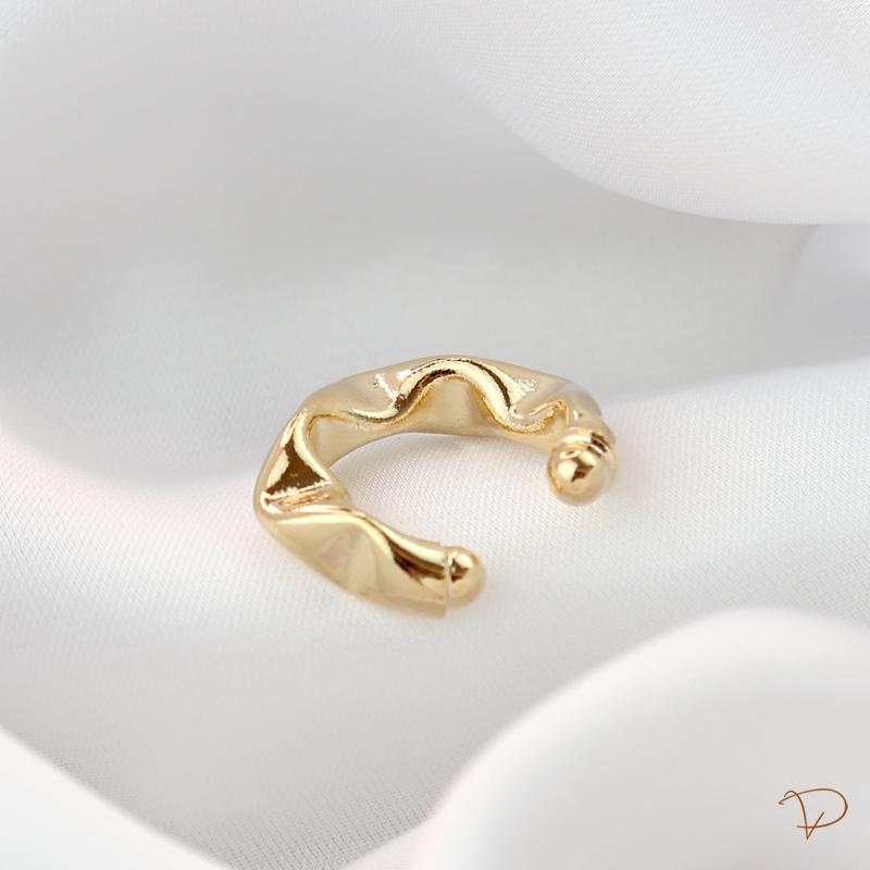Piercing fake inspiração Juliette banhado a ouro 18k