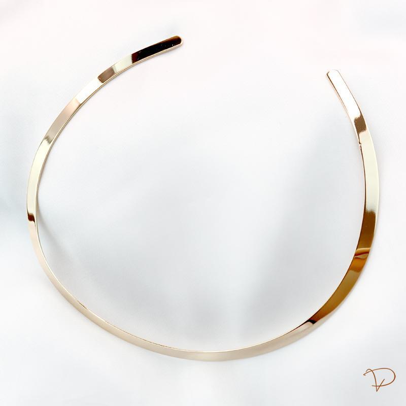 Aro liso 5 mm banhado a ouro 18k